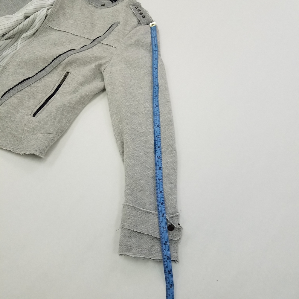 Zara Basic Collection Asymmetrical Moto Jacket - image 7